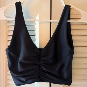 Skatie Black Longline Sports Bra